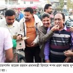 বগুড়ার সন্তান তারেক রহমান প্রধানমন্ত্রী হওয়ায় দুপচাঁচিয়ায় মিষ্টি বিতরণ