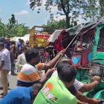 কুড়িগ্রামে গ্যাসবাহী ট্রাক-সিএনজির মুখোমুখি সংঘর্ষে নিহত ১, আহত ৪